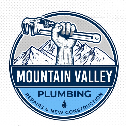 Sun valley logo with the title 'Mountain Valley Plumbing'