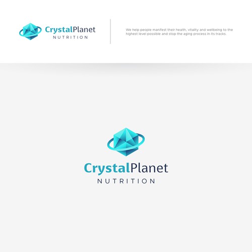 Crystals logo with the title 'Crystal Planet Nutrition'