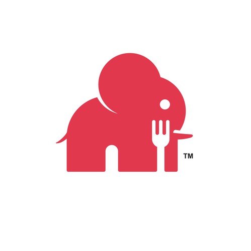 African logo with the title 'Tasty Elephant'