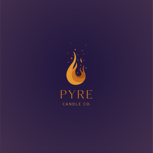 Burning design with the title 'Pyre - Burning Flame'