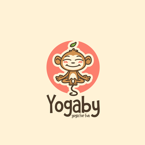 Monkey logo with the title 'Yogaby Monkey'