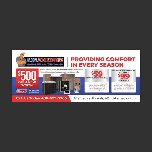 Heating design with the title 'Print Ad'