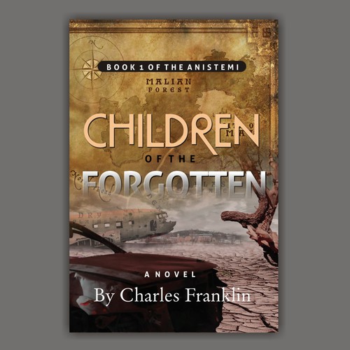 Dystopian book cover with the title 'cover book about dystopian future'