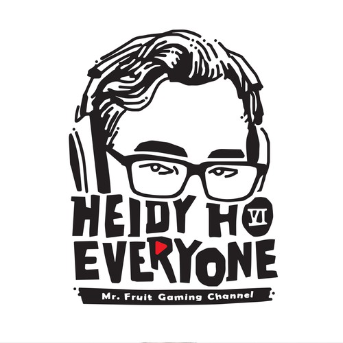Character t-shirt with the title 'HEIDY HO EVERYONE.. Mr Fruit channel..'