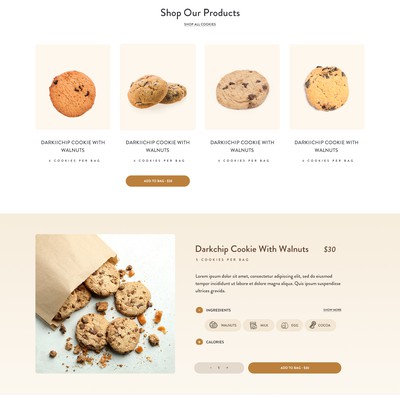 Web page design.
