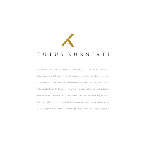 Fashion brand with the title 'Tutus Kurniati'