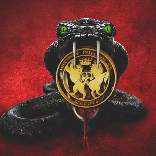 Novel book cover with the title 'Ophidian -book cover-'