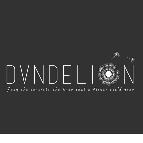 Concrete design with the title 'DVNDELION'
