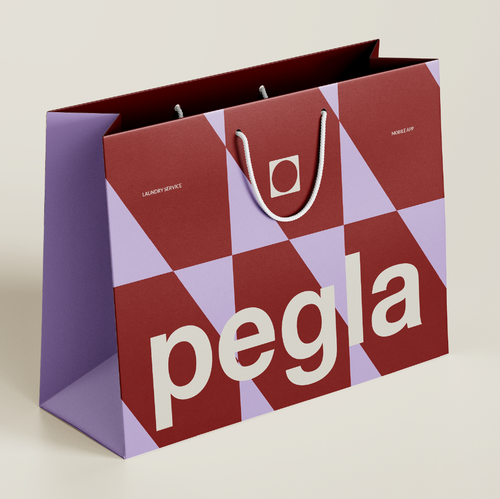 Laundry design with the title 'Laundry logo Design'