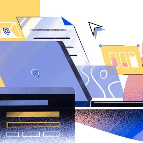 Animated illustration with the title 'What is digital branding'