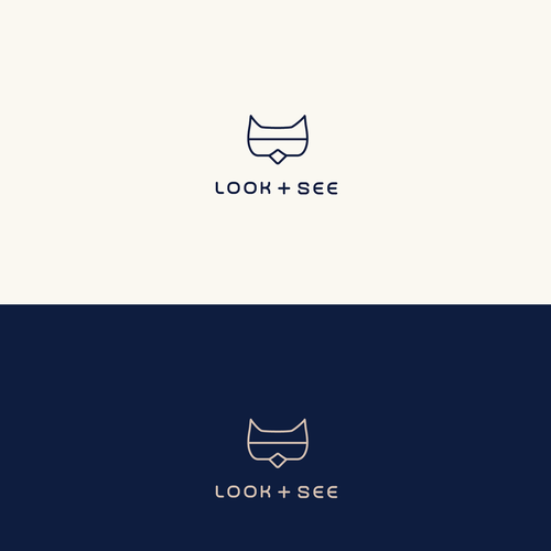 Glasses design with the title 'Looksee'