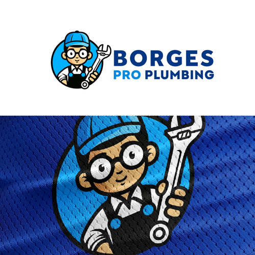 Plumbing design with the title 'Plumber logo'