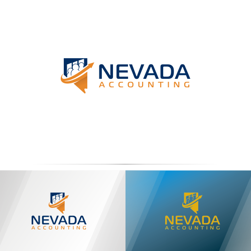 Nevada logo with the title 'Nevada Accounting needs a new logo'