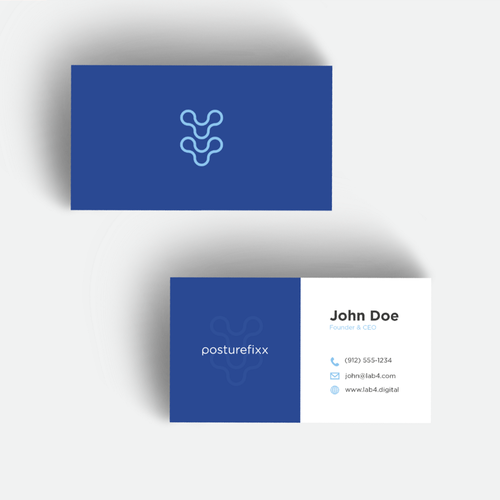 Clinic brand with the title 'Minimalistic logo for a chain of chiropractic clinics'