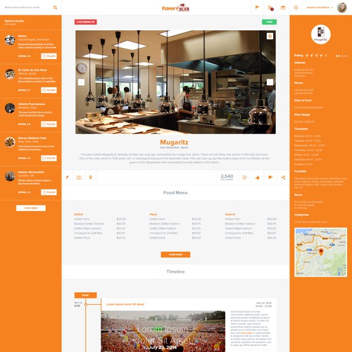 UX design with the title 'FunnyScan'