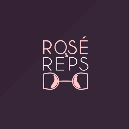 Plum logo with the title 'Modern logo for a fitness class where the concept is to wine together after the work-out'