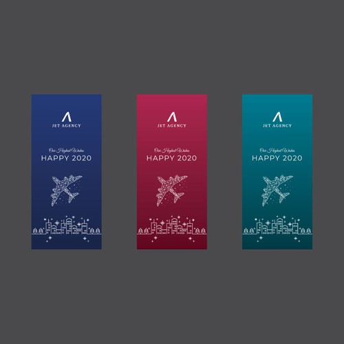 New Year's design with the title 'New Year greeting card design'