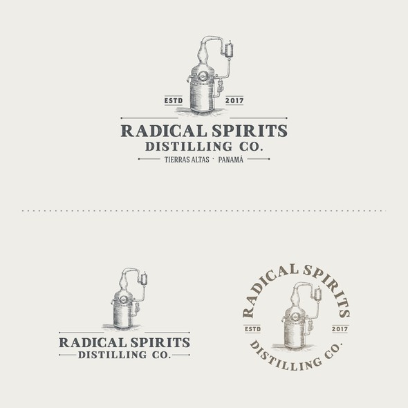 Spirit logo with the title 'Logo Radical Spirits'