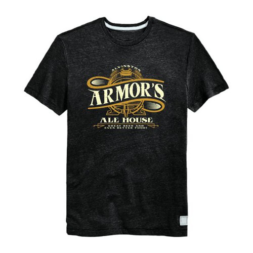 Rustic t-shirt with the title 'Create a Vintage T-Shirt Design for a Rustic Bar / Restaurant'