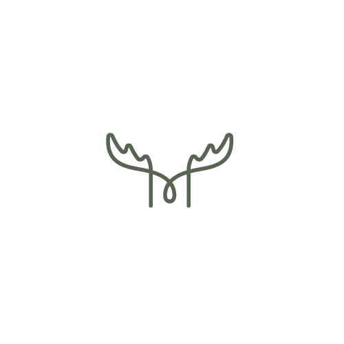 Deer design with the title 'MARLEY & MOOSE LOGO'