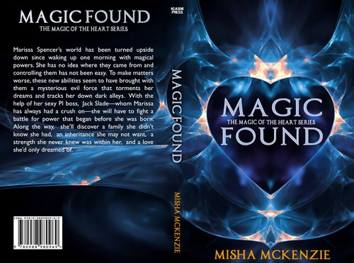 Heart book cover with the title 'Create a cover for new Paranormal Romance series for Icasm Press'