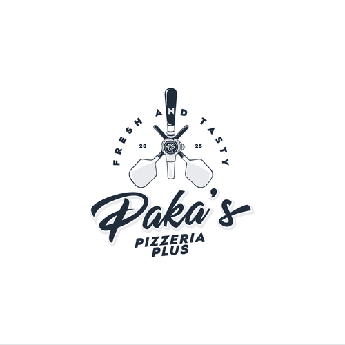 Tavern logo with the title 'PAKA’S pizzeria Plus'
