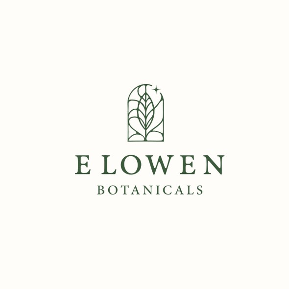 Organic design with the title 'Elowen Botanicals'