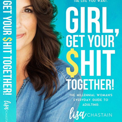 Bestseller book cover with the title 'GIRL, get your SHIT toghether!'