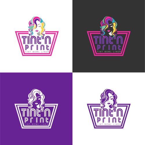 Sexy logo with the title 'Tint'n print'