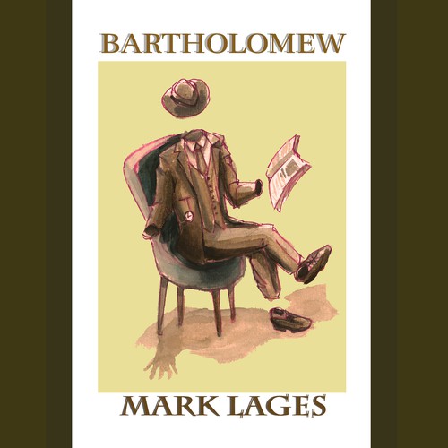 Suit design with the title 'book cover illustration'