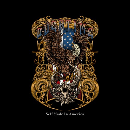 Detailed t-shirt with the title 'Merch Illustration'