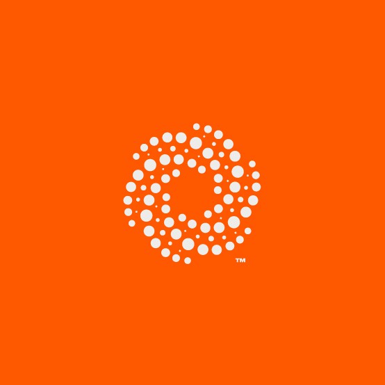 Setting-sun logo with the title 'Modern Design for Helios Research'