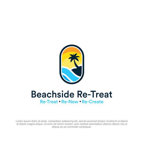 Island brand with the title 'Beachside Re-Treat'