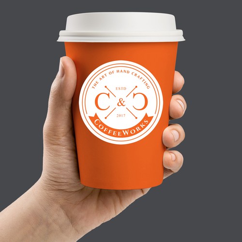 Coffee shop design with the title 'Logo for C & C Coffee'