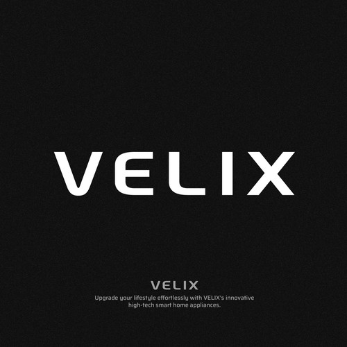 Smart home logo with the title 'Winning Logo Design for VELIX'