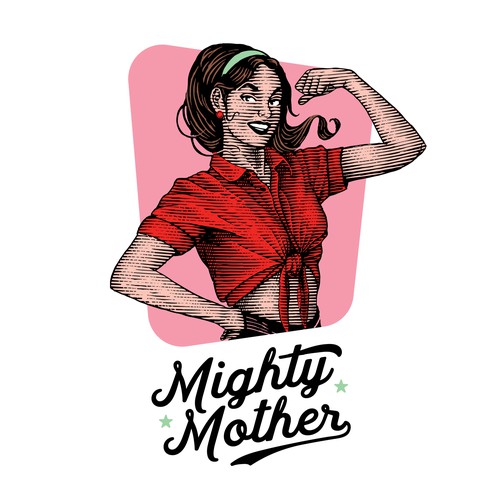 Mother design with the title 'Logo for Mighty Mother'