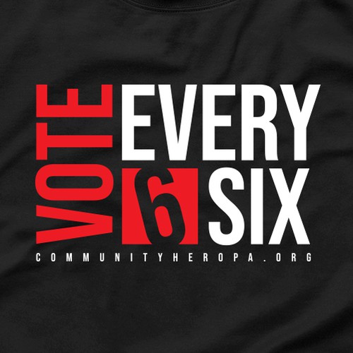 Versatile design with the title 'African American Voter Tees'