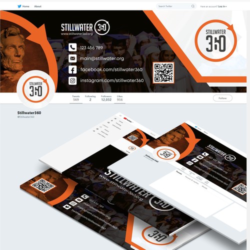 University design with the title 'Stillwater360'