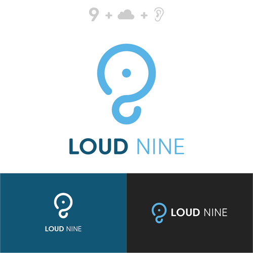Nine design with the title 'Music Apps Loco for Loud Nine'