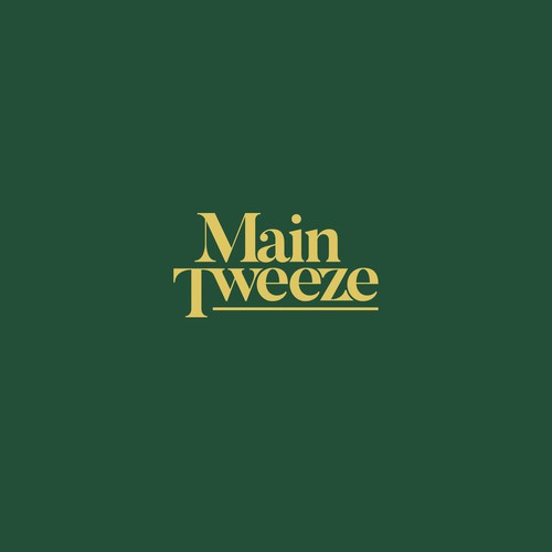 Best adobe fonts logo with the title 'Logo concept for Main Tweeze'