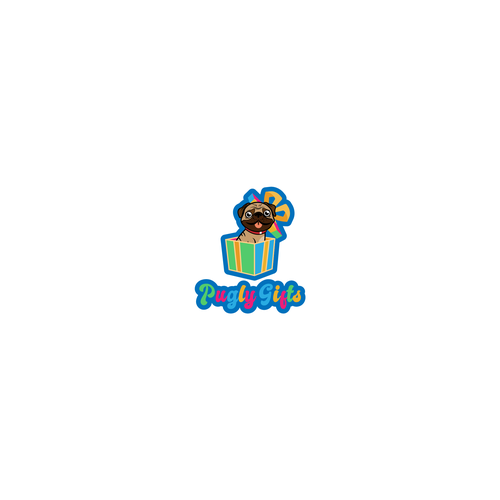 Pug logo with the title 'Pugly Gifts'