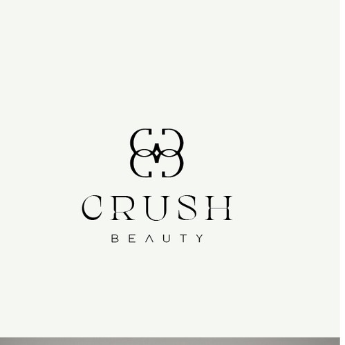 Nail polish design with the title 'Crush Beauty'
