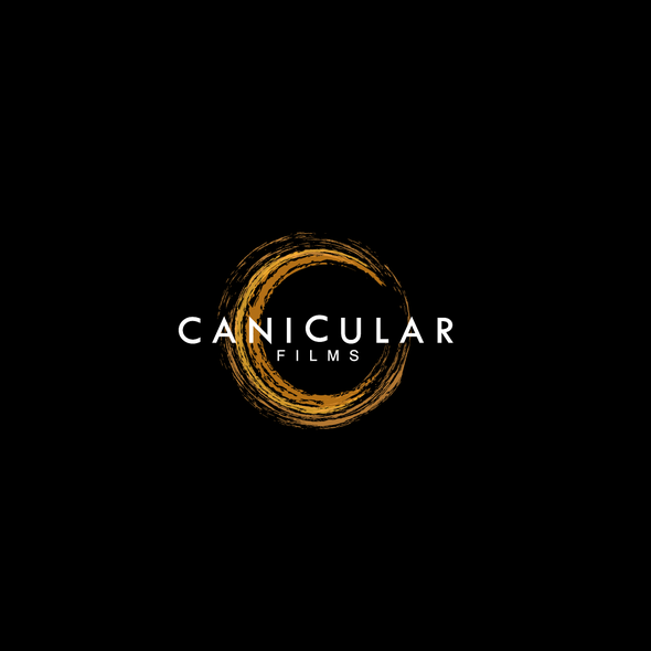 Shiny logo with the title 'Logo design proposal for Canicular Movie Company'