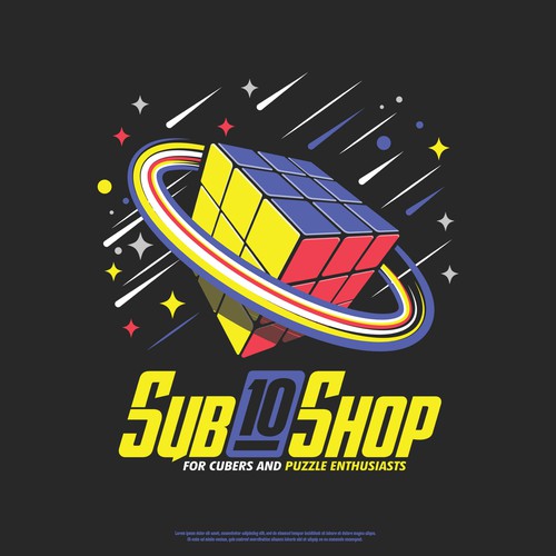 Jigsaw logo with the title 'Game Shop Logo'