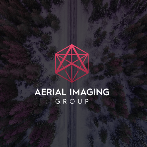 Flying design with the title 'Aerial Imaging'