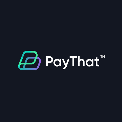P design with the title 'Logo for a fintech platform'