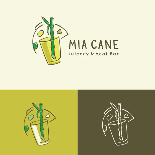 Juice bar design with the title 'Logo for Juicery & Acai Bar'