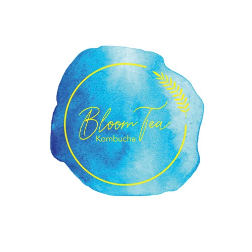 Kombucha logo with the title 'Kombucha Logo'