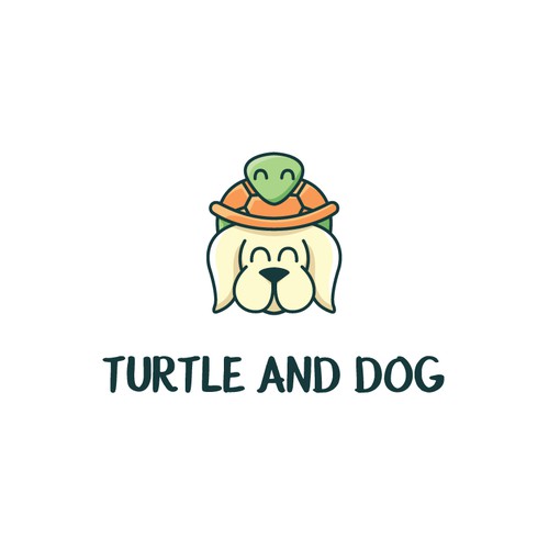 Turtle logo with the title 'TURTLE AND DOG'