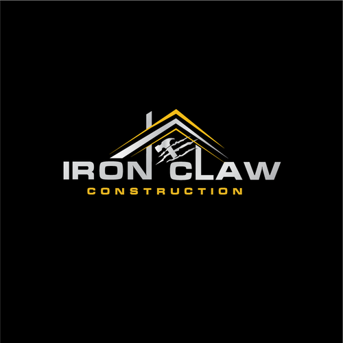 Construction logo with the title 'IRON CLAW '